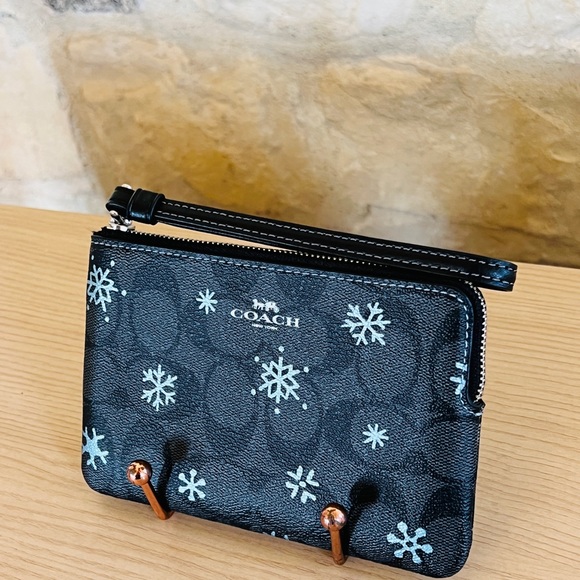 Coach snowflake zip crossbody handbag&wallet NWT Authentic - Picture 12 of 12